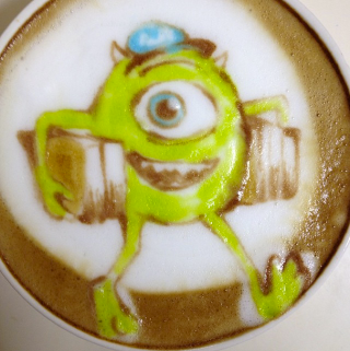 Illustration for article titled Nerdy Cafe Latte Art Is More Amazing in Color